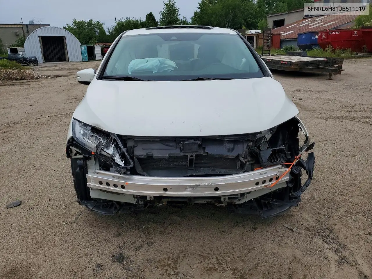 2018 HONDA ODYSSEY VIN 5FNRL6H81JB511019 — фото 5