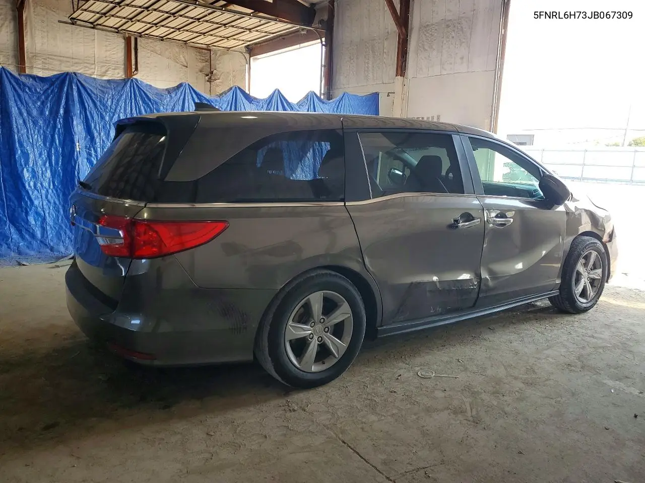 2018 HONDA ODYSSEY VIN 5FNRL6H73JB067309 — фото 3
