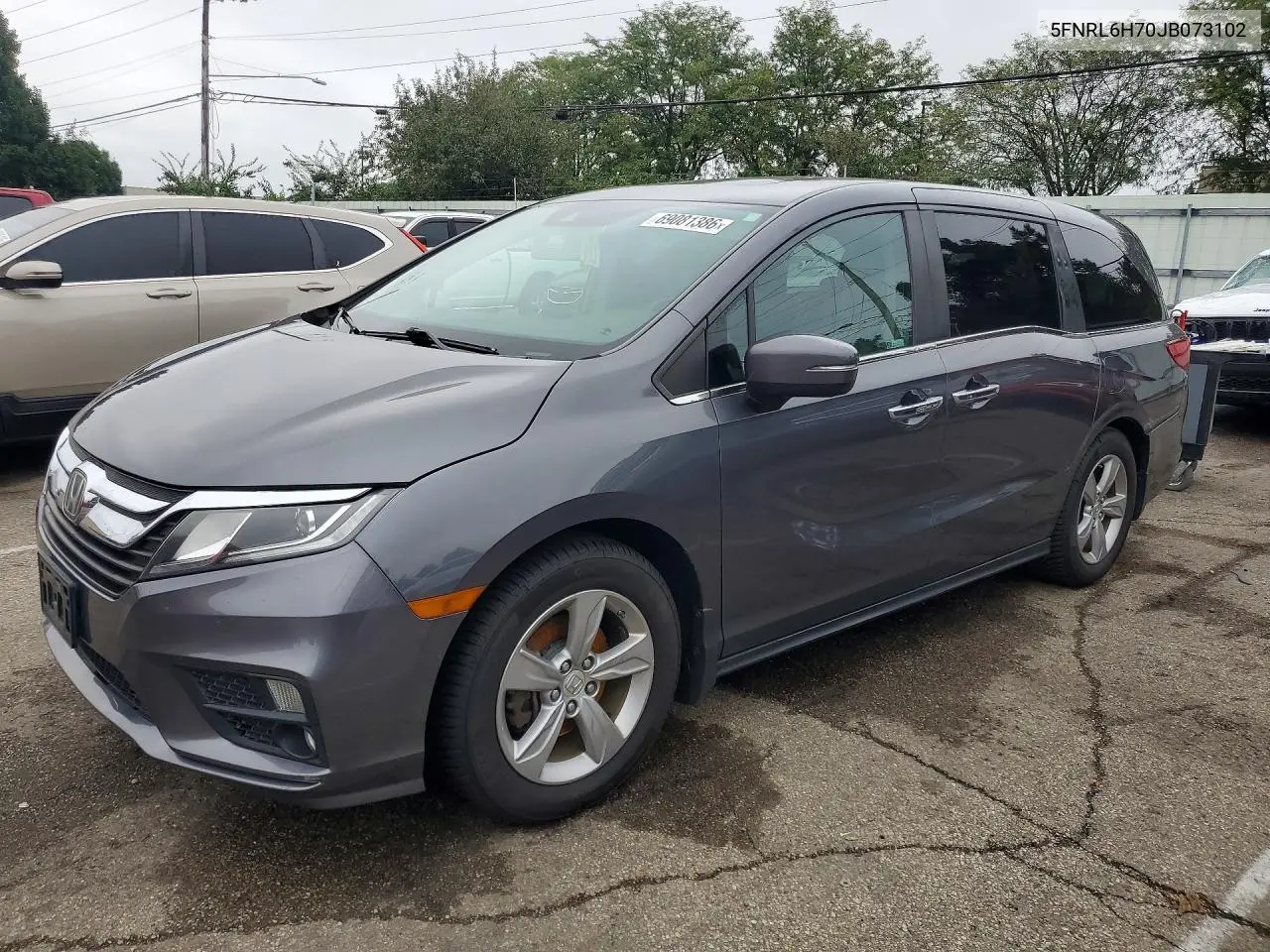 HONDA ODYSSEY 2018, VIN 5FNRL6H70JB073102