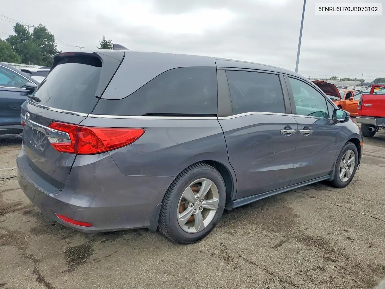 2018 HONDA ODYSSEY VIN 5FNRL6H70JB073102 — фото 3