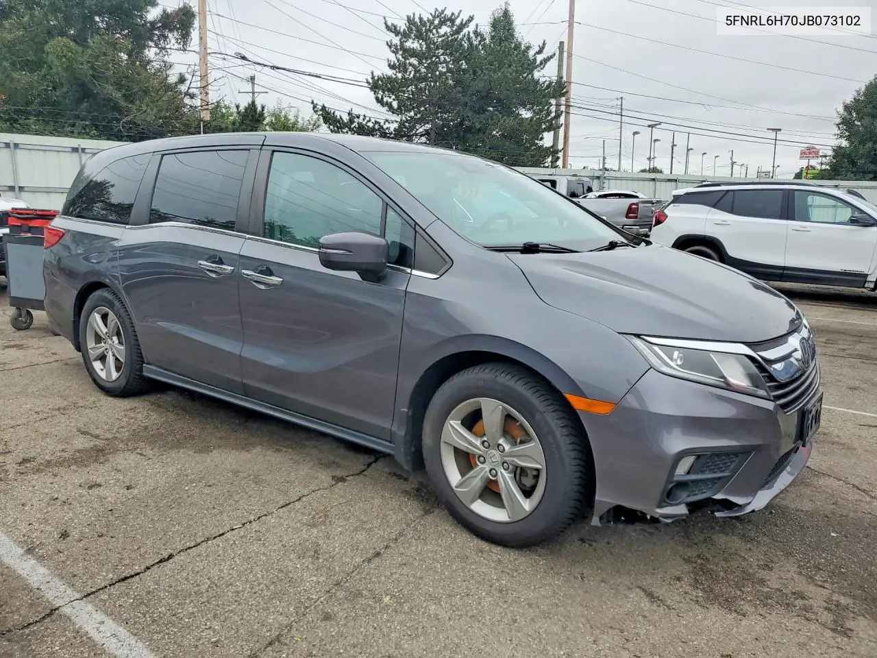 2018 HONDA ODYSSEY VIN 5FNRL6H70JB073102 — фото 4