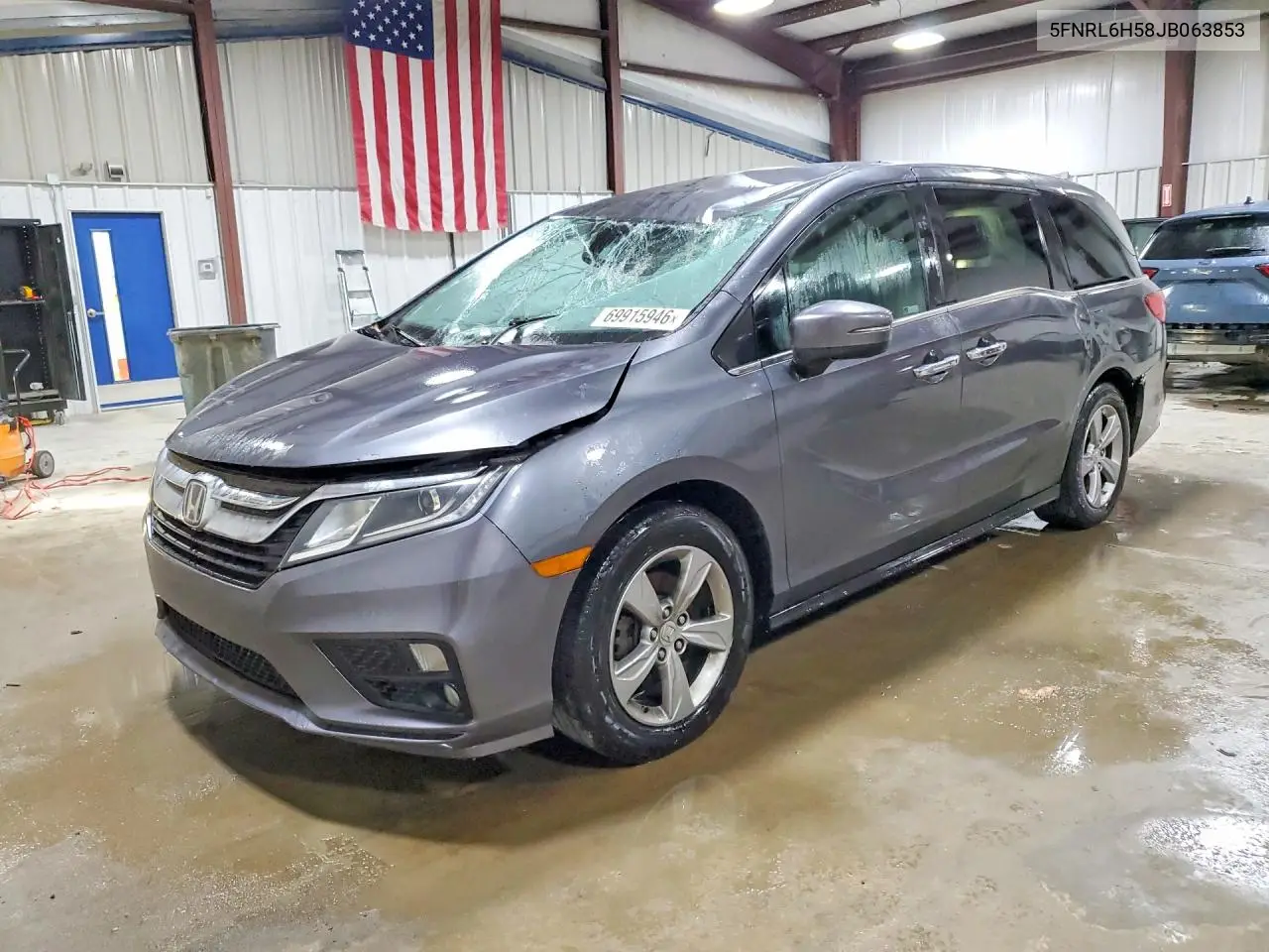 HONDA ODYSSEY 2018, VIN 5FNRL6H58JB063853