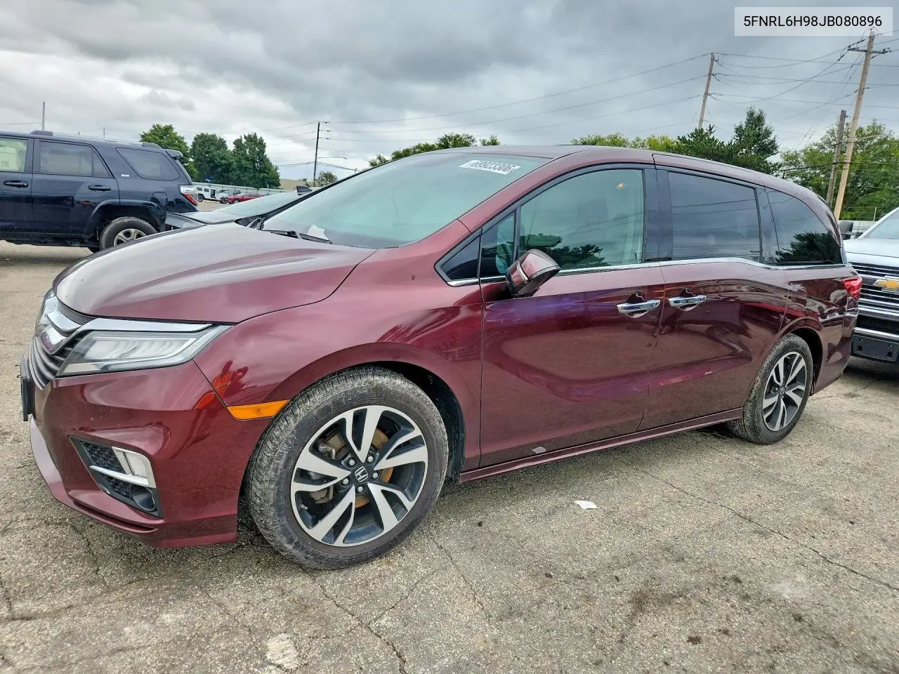 HONDA ODYSSEY 2018, VIN 5FNRL6H98JB080896