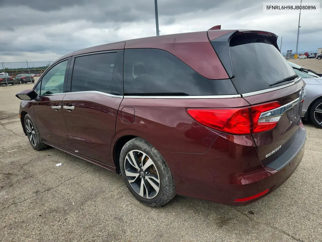 2018 HONDA ODYSSEY VIN 5FNRL6H98JB080896 — фото 2