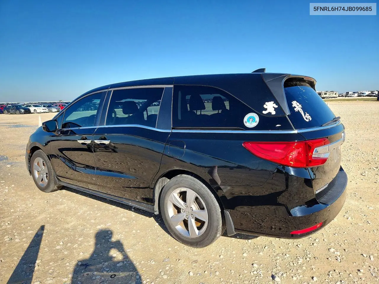 2018 HONDA ODYSSEY VIN 5FNRL6H74JB099685 — фото 2