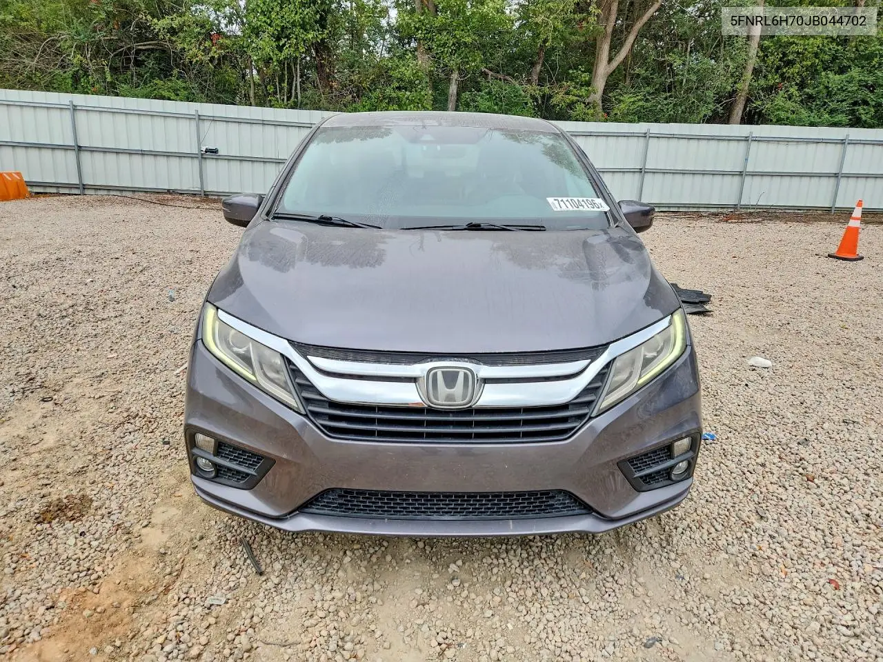 2018 HONDA ODYSSEY VIN 5FNRL6H70JB044702 — фото 5