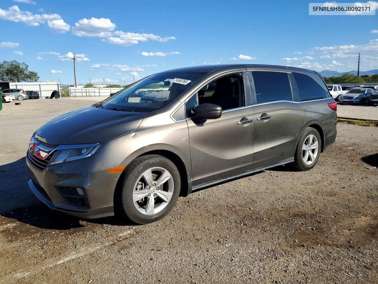 HONDA ODYSSEY 2018, VIN 5FNRL6H56JB092171