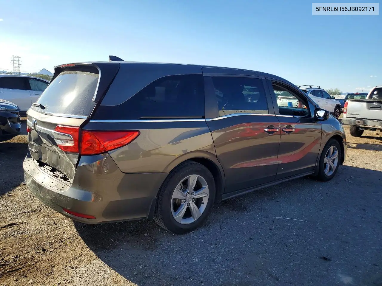 2018 HONDA ODYSSEY VIN 5FNRL6H56JB092171 — фото 3