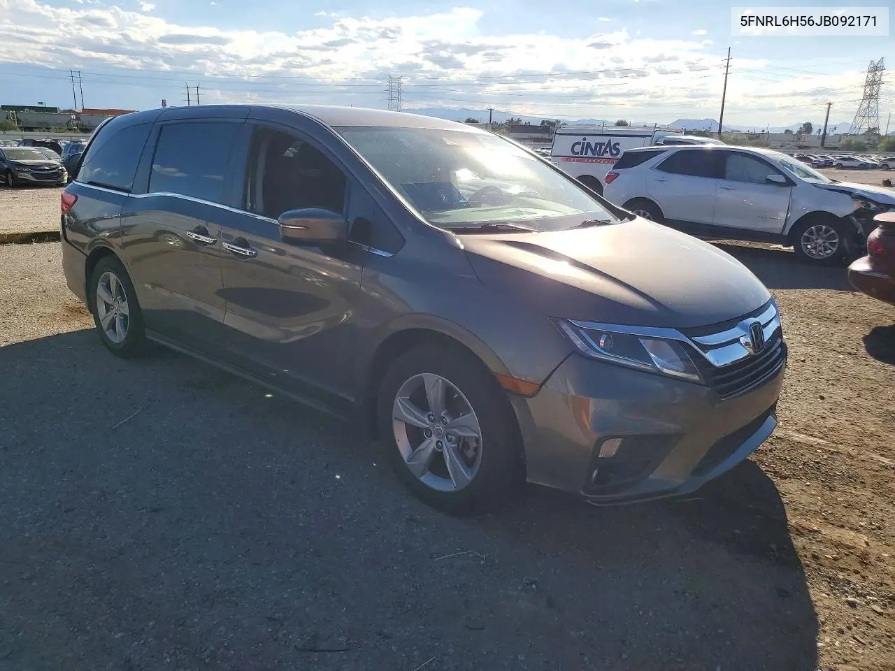 2018 HONDA ODYSSEY VIN 5FNRL6H56JB092171 — фото 4