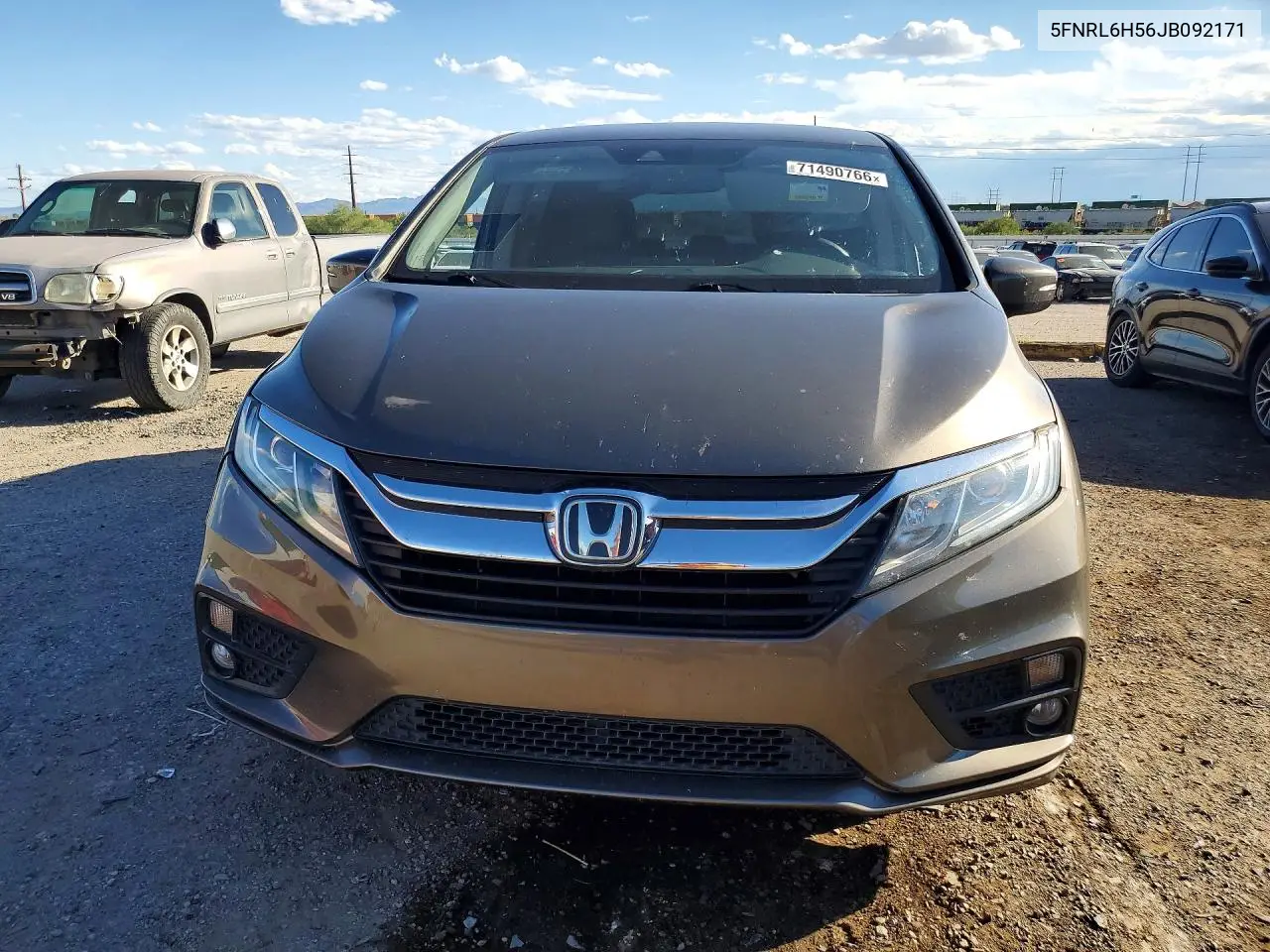 2018 HONDA ODYSSEY VIN 5FNRL6H56JB092171 — фото 5