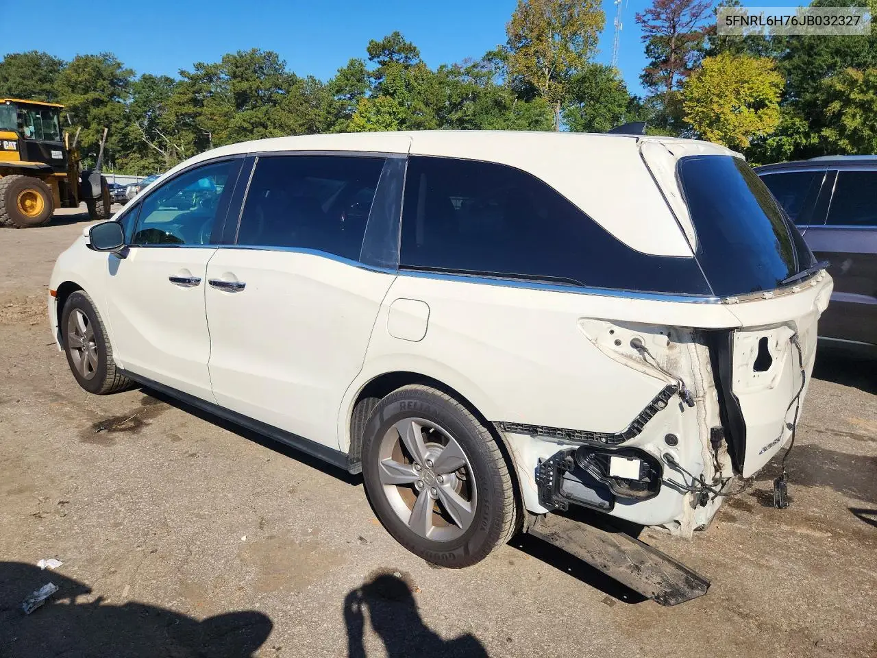 2018 HONDA ODYSSEY VIN 5FNRL6H76JB032327 — фото 2