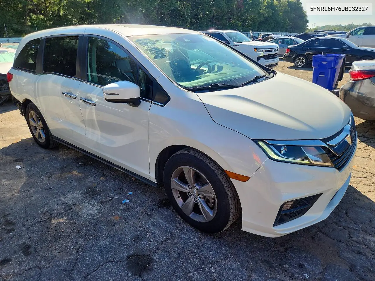 2018 HONDA ODYSSEY VIN 5FNRL6H76JB032327 — фото 4