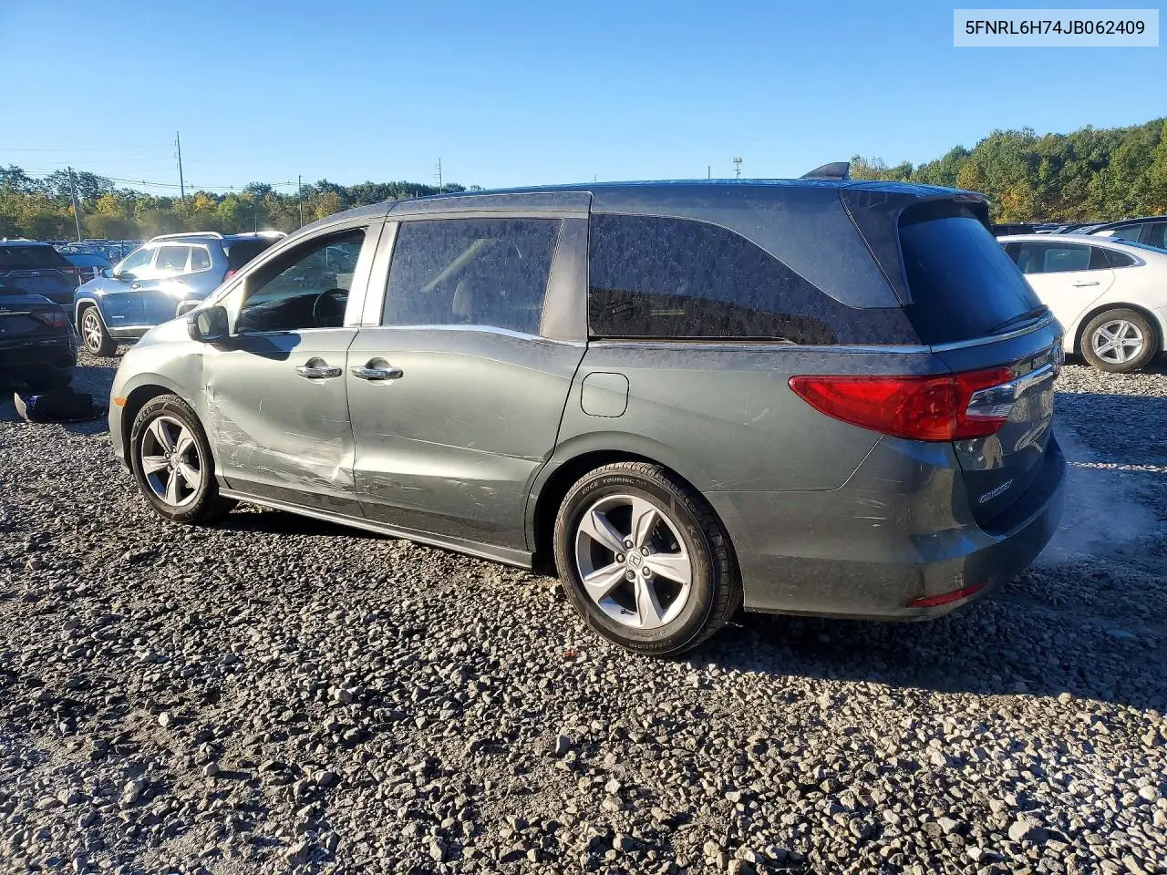 2018 HONDA ODYSSEY VIN 5FNRL6H74JB062409 — фото 2