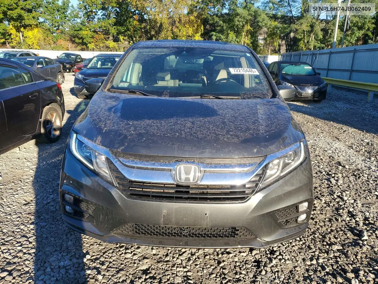 2018 HONDA ODYSSEY VIN 5FNRL6H74JB062409 — фото 5
