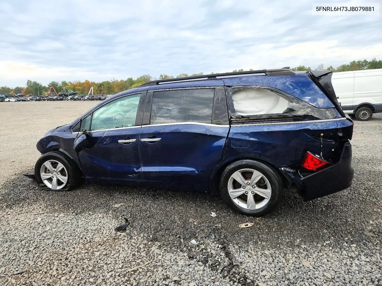 2018 HONDA ODYSSEY VIN 5FNRL6H73JB079881 — фото 2