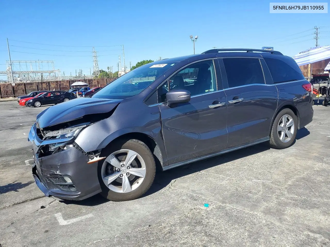 HONDA ODYSSEY 2018, VIN 5FNRL6H79JB110955