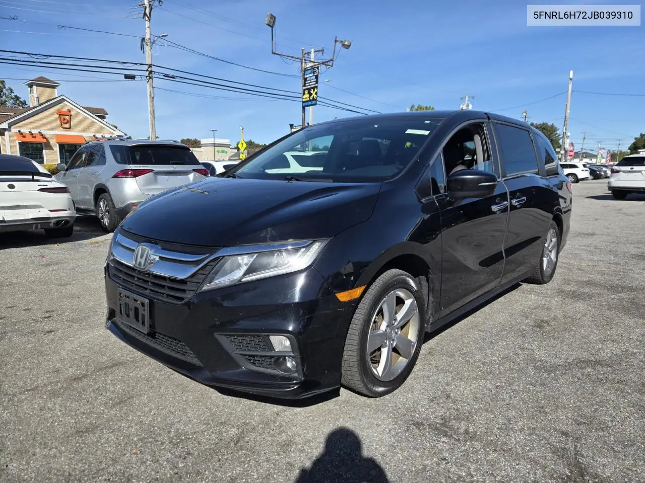 2018 HONDA ODYSSEY VIN 5FNRL6H72JB039310 — фото 2