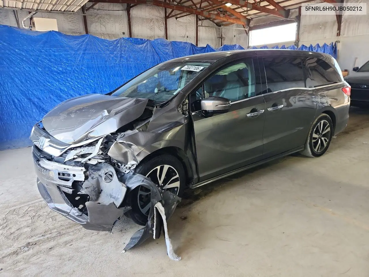HONDA ODYSSEY 2018, VIN 5FNRL6H90JB050212