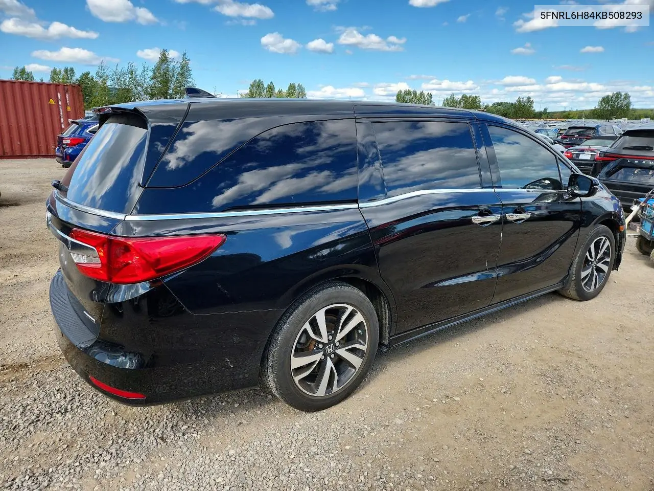 2019 HONDA ODYSSEY VIN 5FNRL6H84KB508293 — фото 3