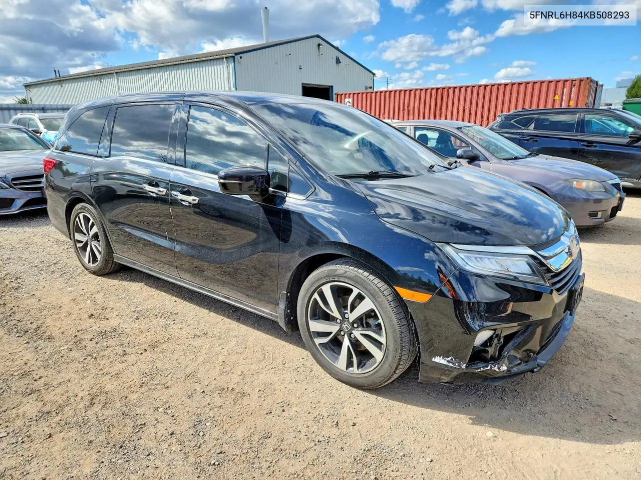 2019 HONDA ODYSSEY VIN 5FNRL6H84KB508293 — фото 4