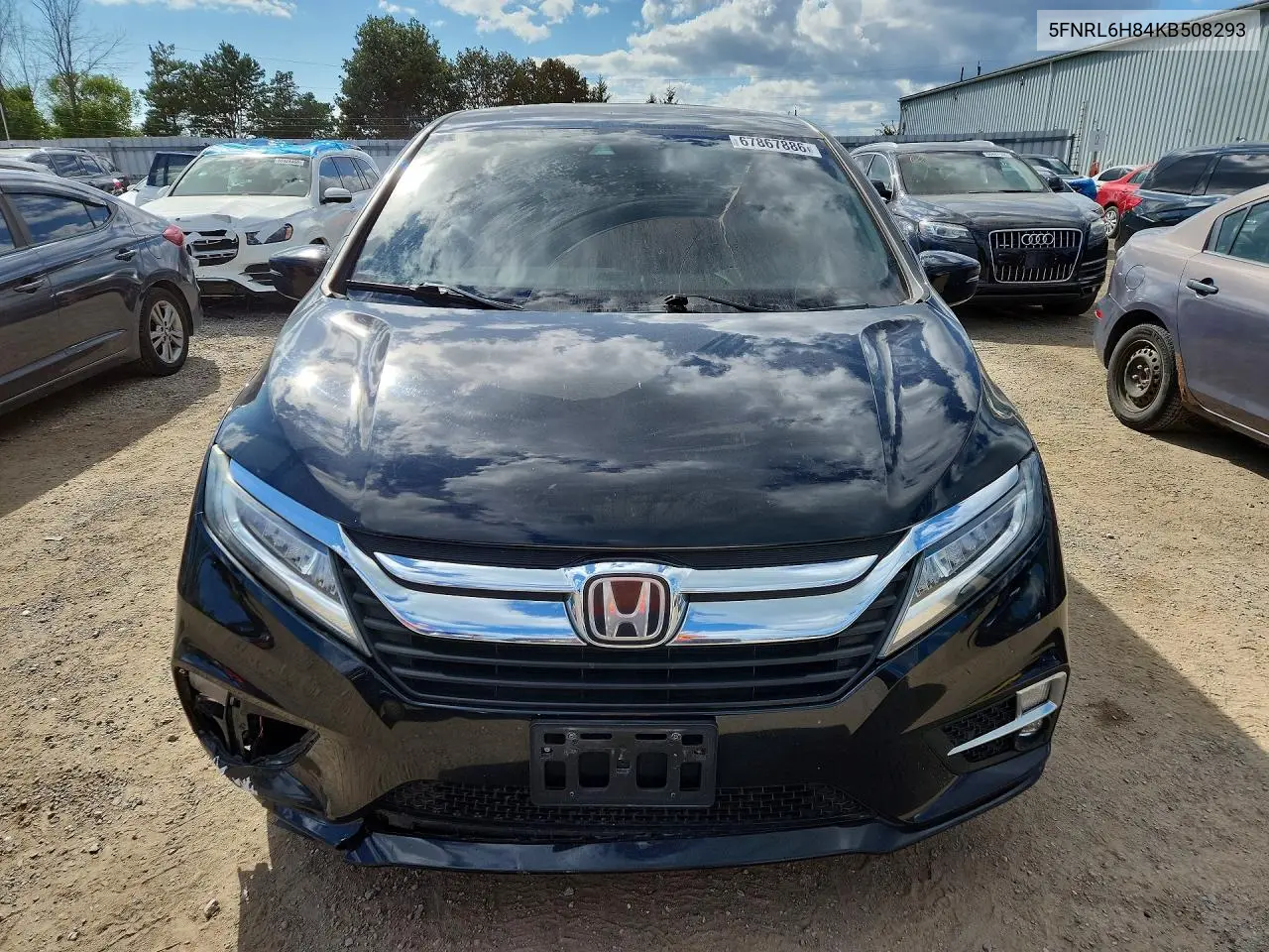 2019 HONDA ODYSSEY VIN 5FNRL6H84KB508293 — фото 5