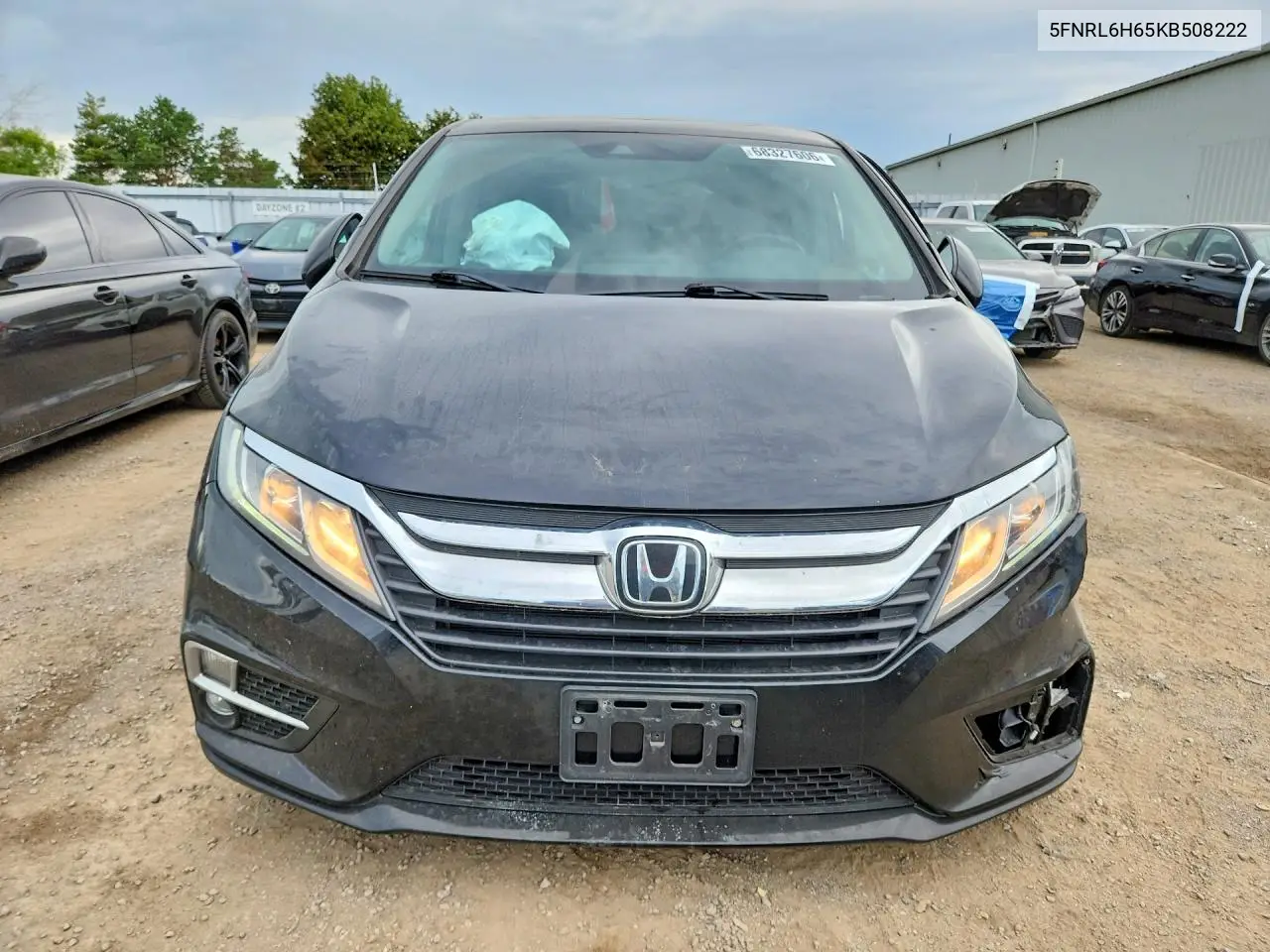 2019 HONDA ODYSSEY VIN 5FNRL6H65KB508222 — фото 5