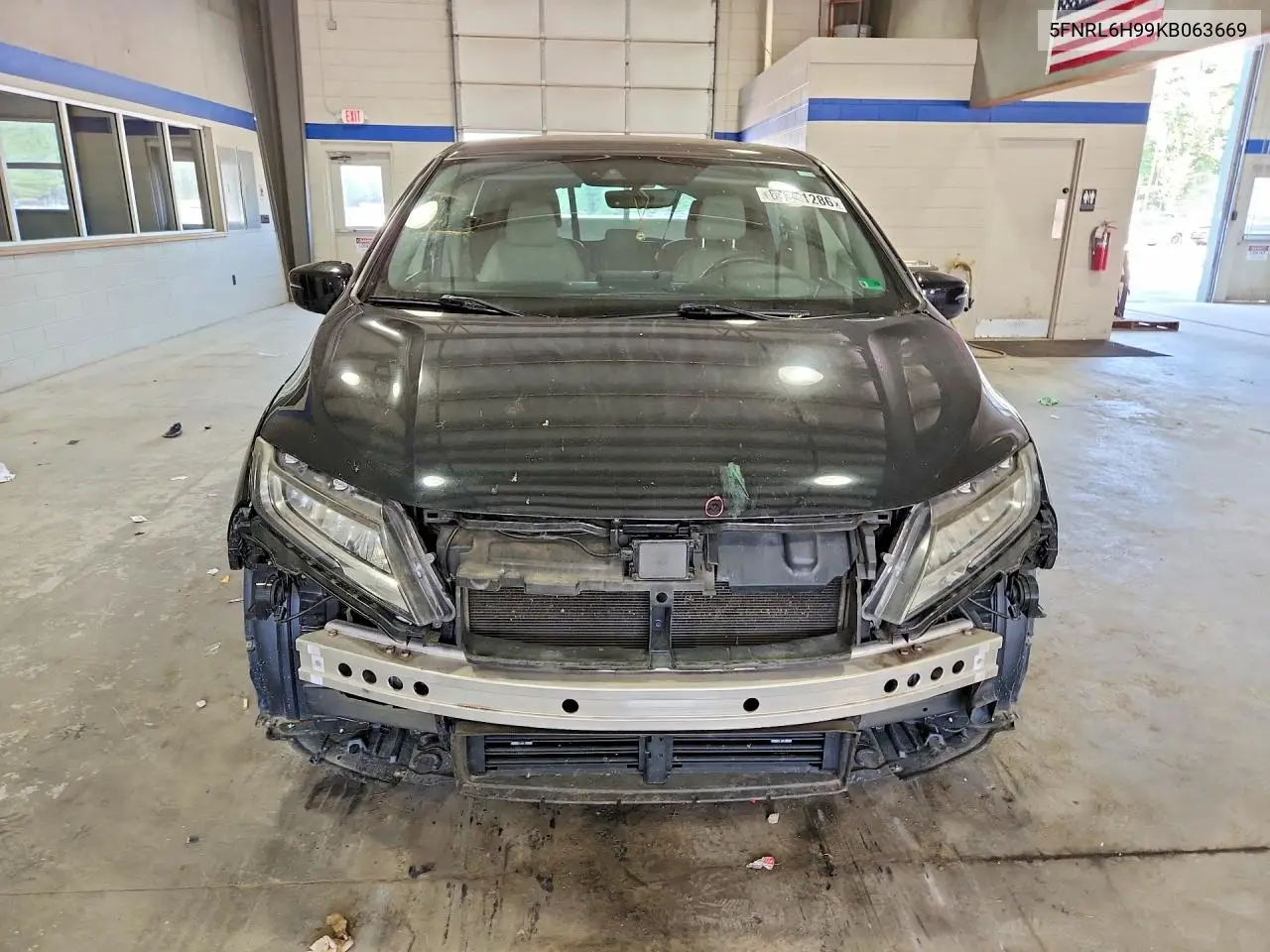 2019 HONDA ODYSSEY VIN 5FNRL6H99KB063669 — фото 5