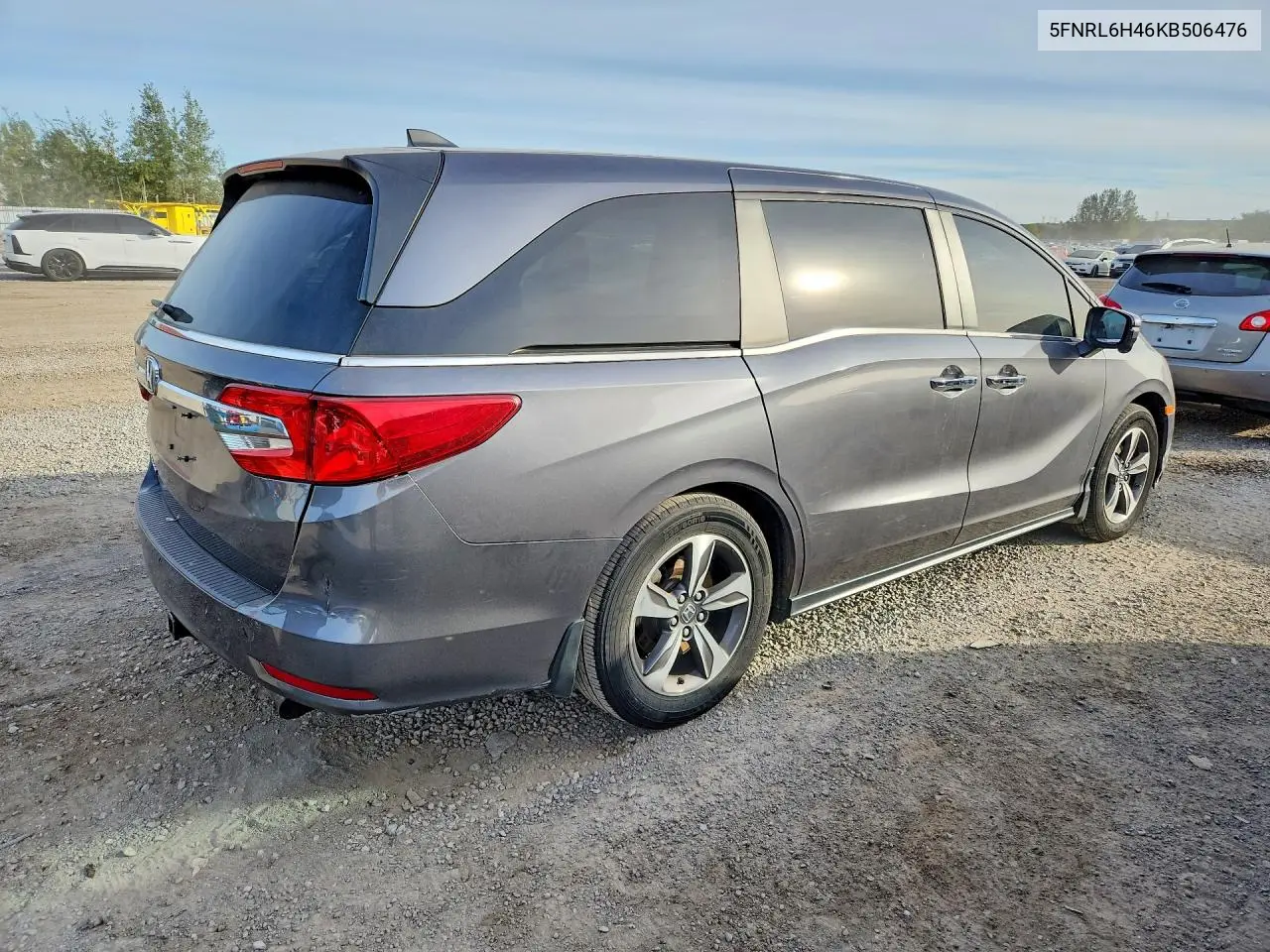 2019 HONDA ODYSSEY VIN 5FNRL6H46KB506476 — фото 3