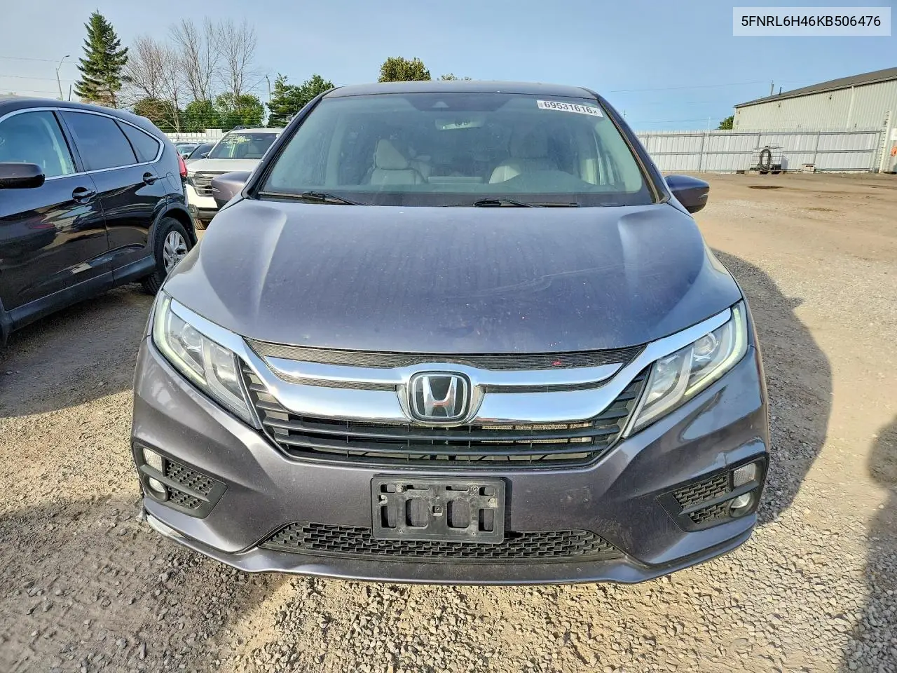 2019 HONDA ODYSSEY VIN 5FNRL6H46KB506476 — фото 5