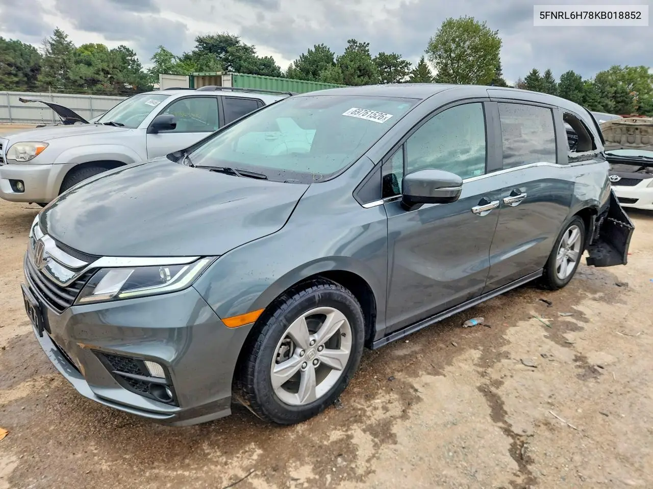 HONDA ODYSSEY 2019, VIN 5FNRL6H78KB018852