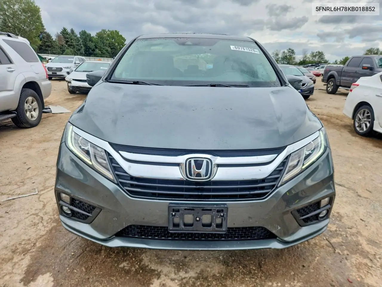 2019 HONDA ODYSSEY VIN 5FNRL6H78KB018852 — фото 5