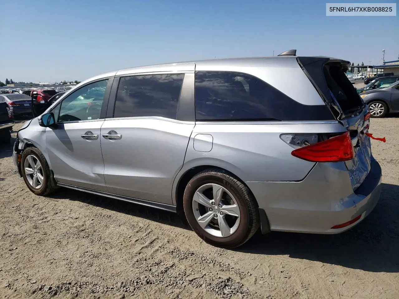 2019 HONDA ODYSSEY VIN 5FNRL6H7XKB008825 — фото 2