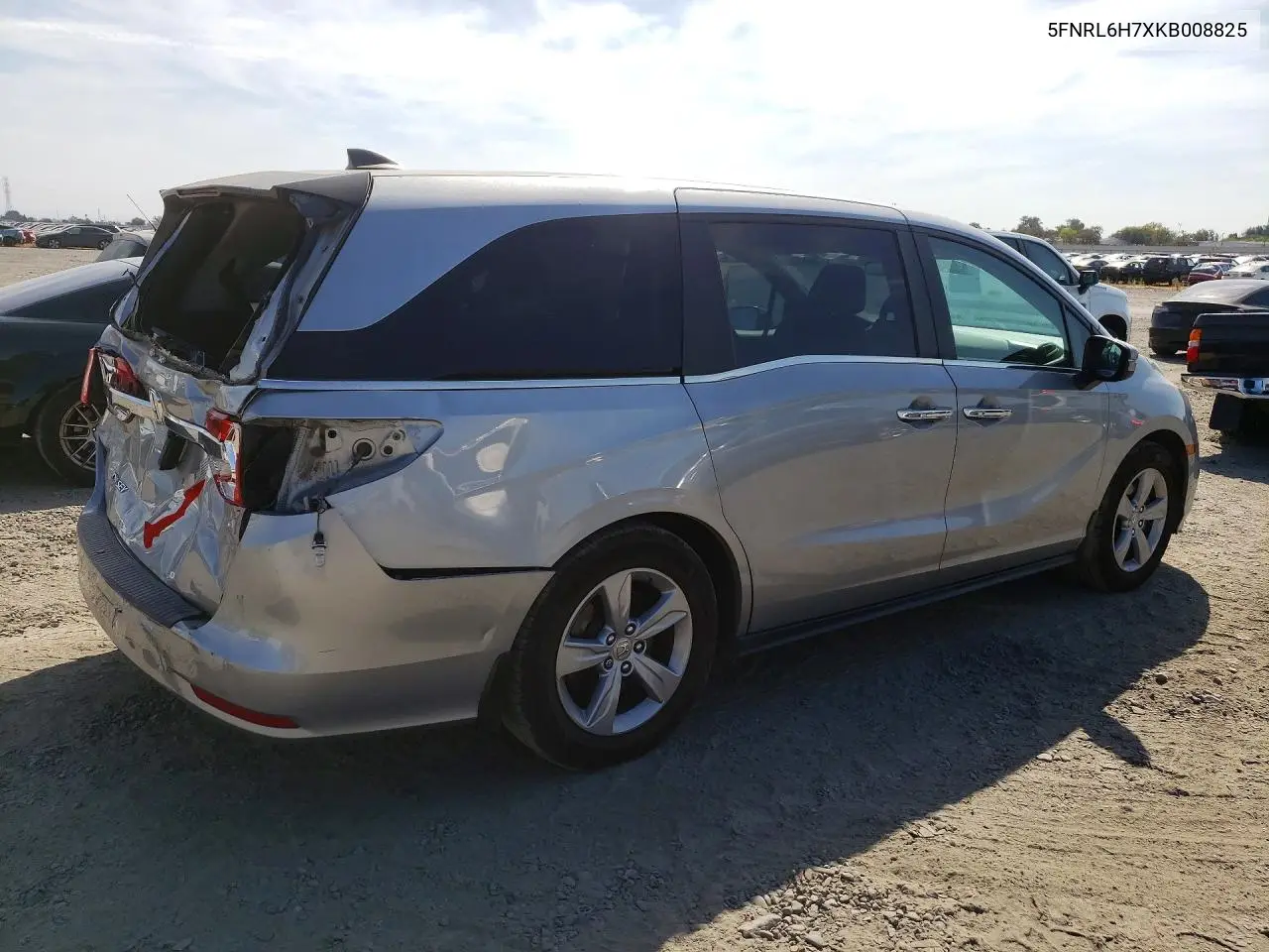 2019 HONDA ODYSSEY VIN 5FNRL6H7XKB008825 — фото 3
