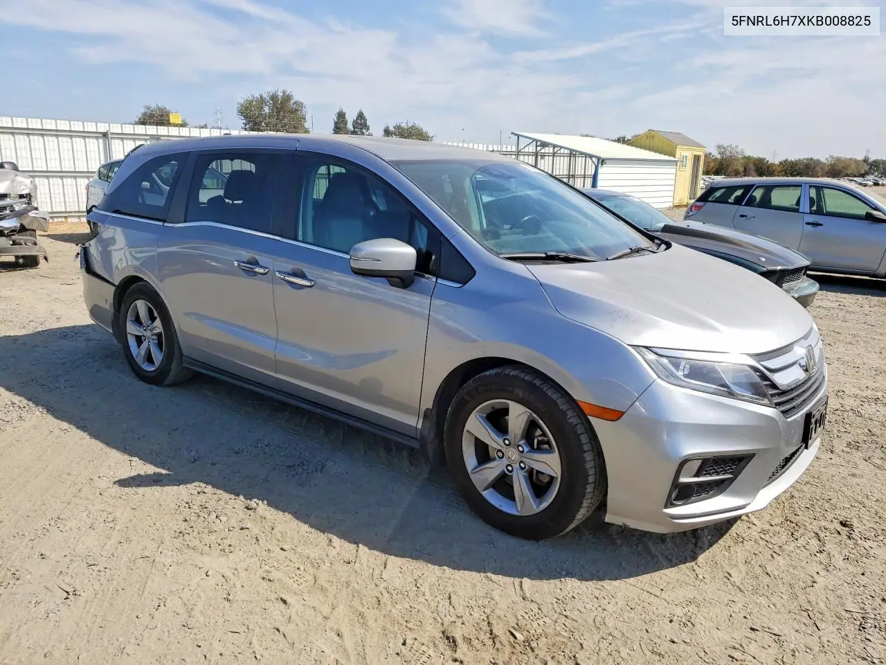 2019 HONDA ODYSSEY VIN 5FNRL6H7XKB008825 — фото 4