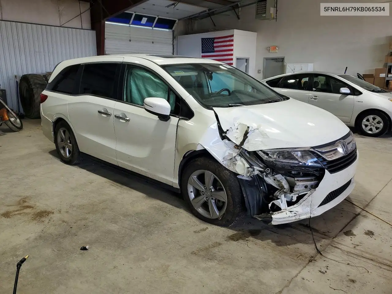2019 HONDA ODYSSEY VIN 5FNRL6H79KB065534 — фото 4