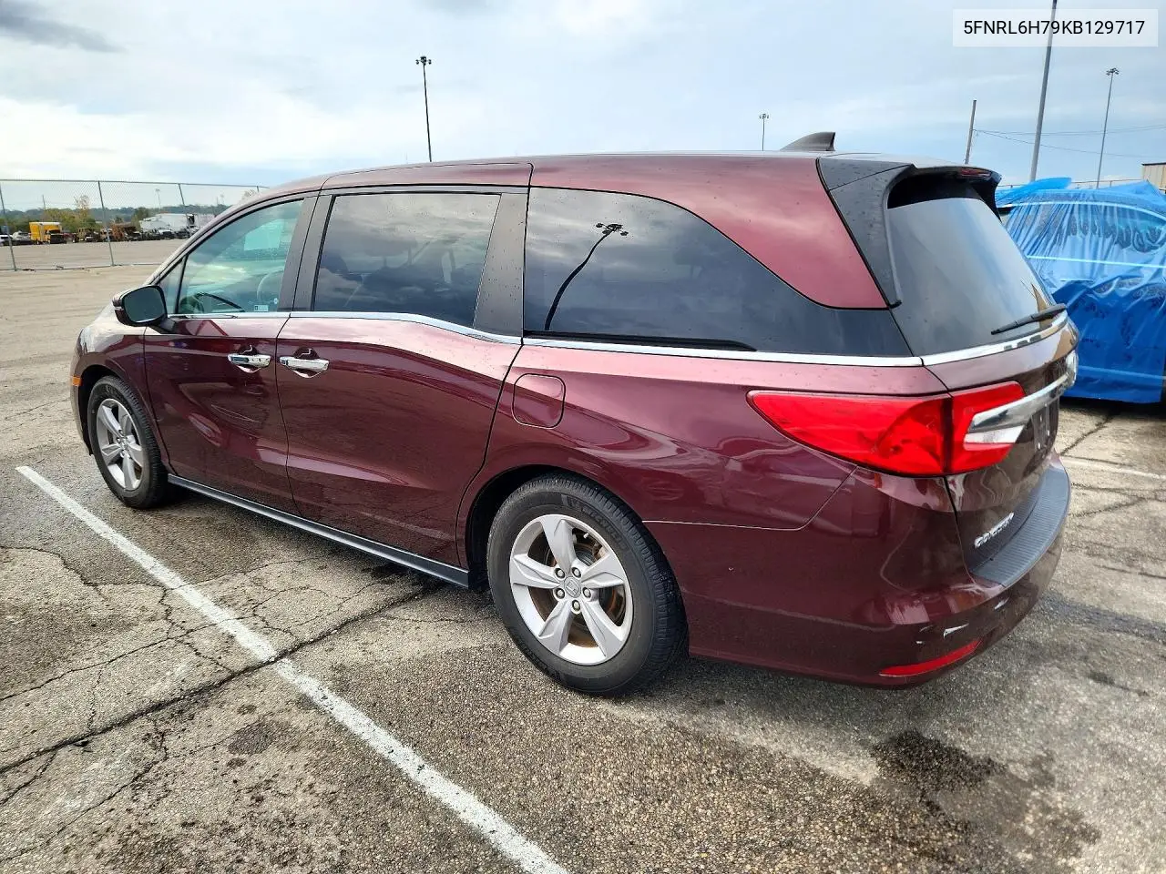 2019 HONDA ODYSSEY VIN 5FNRL6H79KB129717 — фото 2
