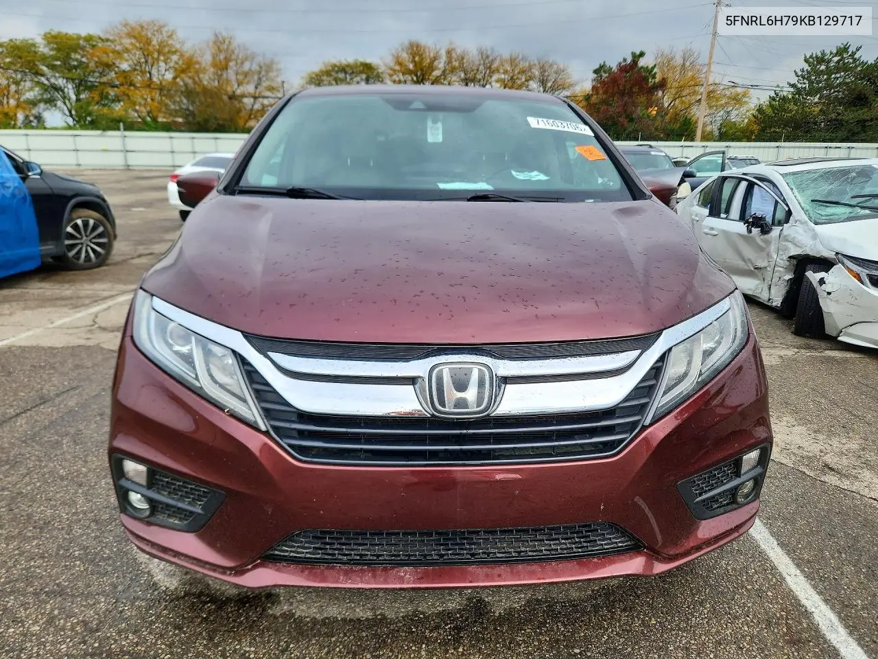 2019 HONDA ODYSSEY VIN 5FNRL6H79KB129717 — фото 5