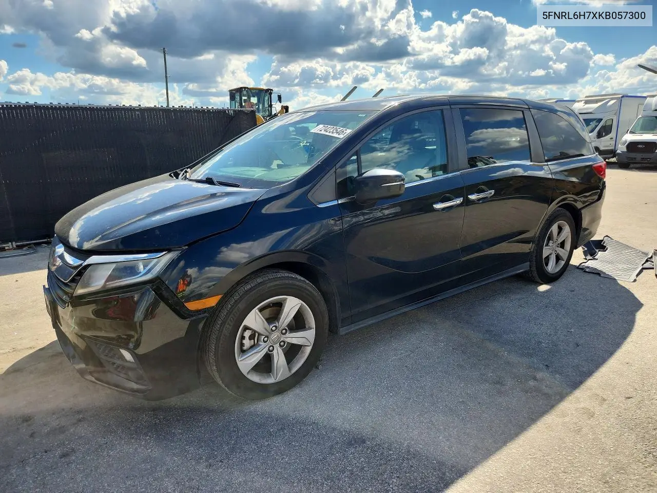 HONDA ODYSSEY 2019, VIN 5FNRL6H7XKB057300