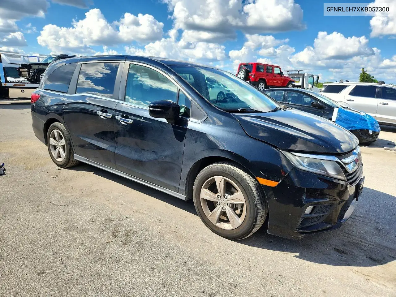2019 HONDA ODYSSEY VIN 5FNRL6H7XKB057300 — фото 4