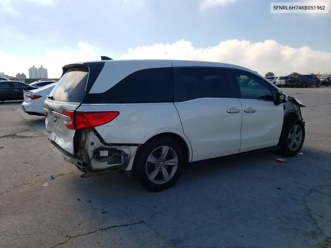2019 HONDA ODYSSEY VIN 5FNRL6H74KB051962 — фото 3