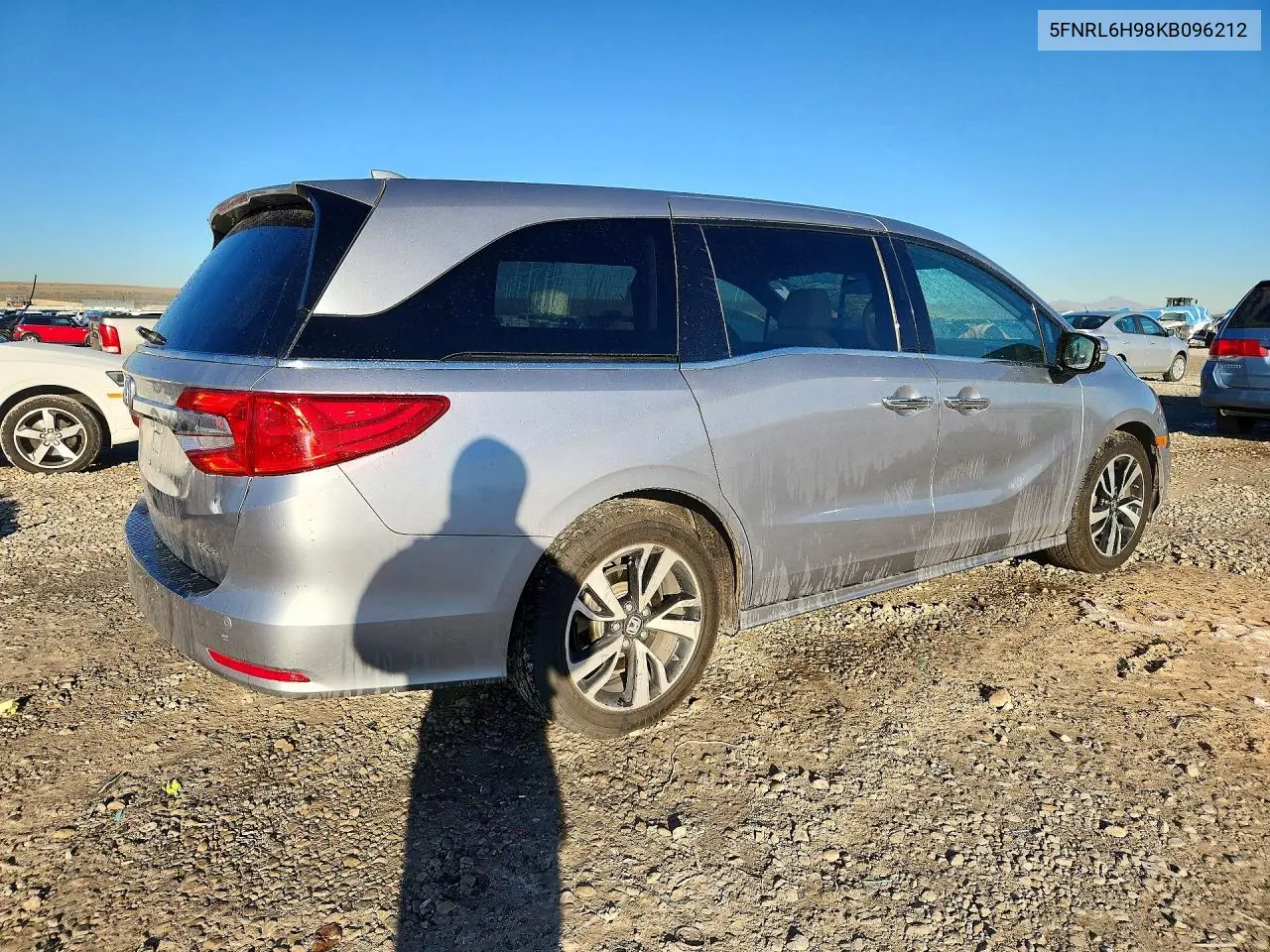 2019 HONDA ODYSSEY VIN 5FNRL6H98KB096212 — фото 3