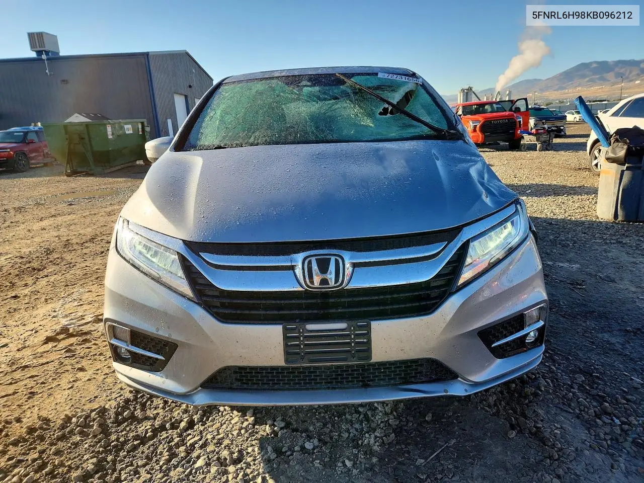2019 HONDA ODYSSEY VIN 5FNRL6H98KB096212 — фото 5