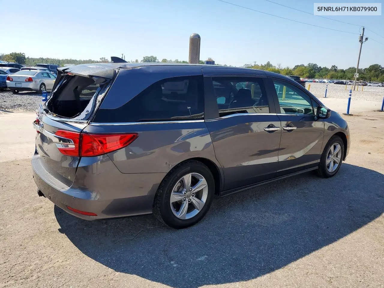 2019 HONDA ODYSSEY VIN 5FNRL6H71KB079900 — фото 3