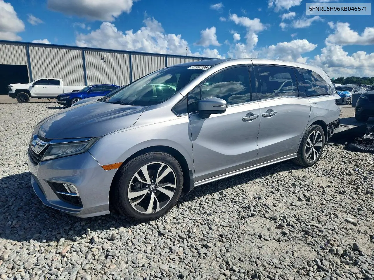 HONDA ODYSSEY 2019, VIN 5FNRL6H96KB046571