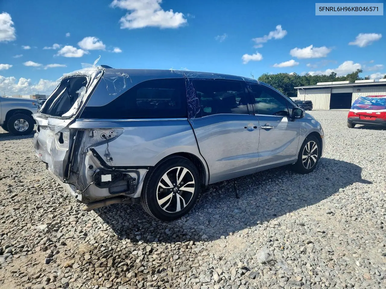 2019 HONDA ODYSSEY VIN 5FNRL6H96KB046571 — фото 3