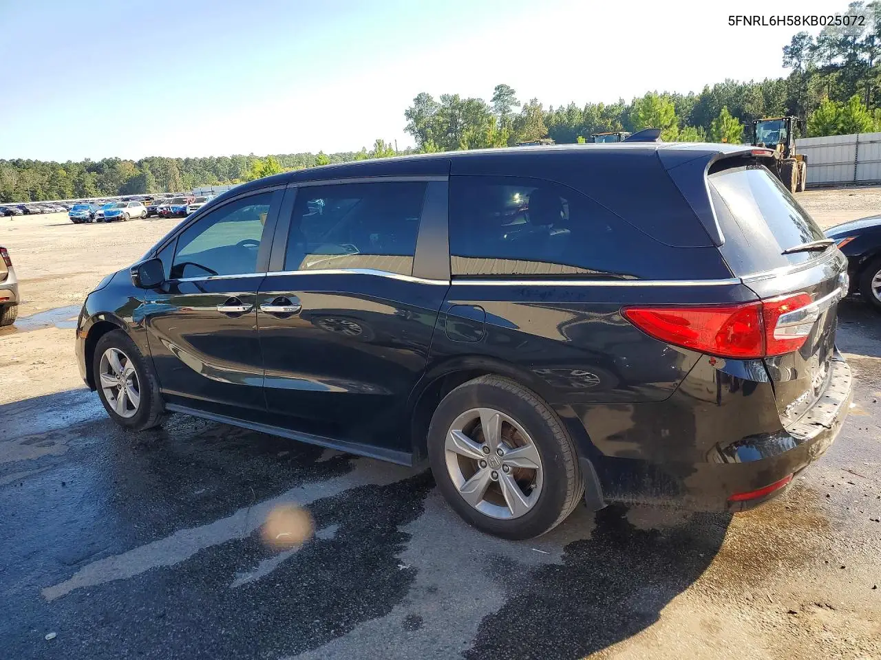 2019 HONDA ODYSSEY VIN 5FNRL6H58KB025072 — фото 2