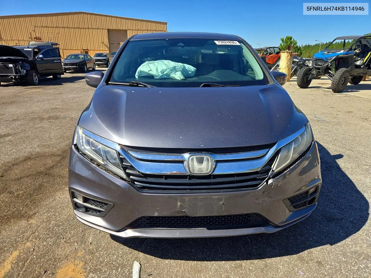 2019 HONDA ODYSSEY VIN 5FNRL6H74KB114946 — фото 5