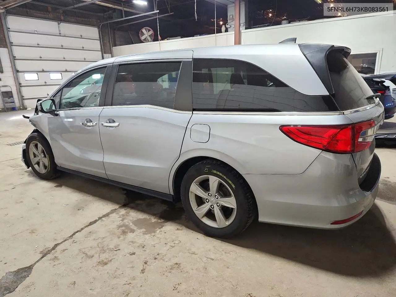 2019 HONDA ODYSSEY VIN 5FNRL6H73KB083561 — фото 2