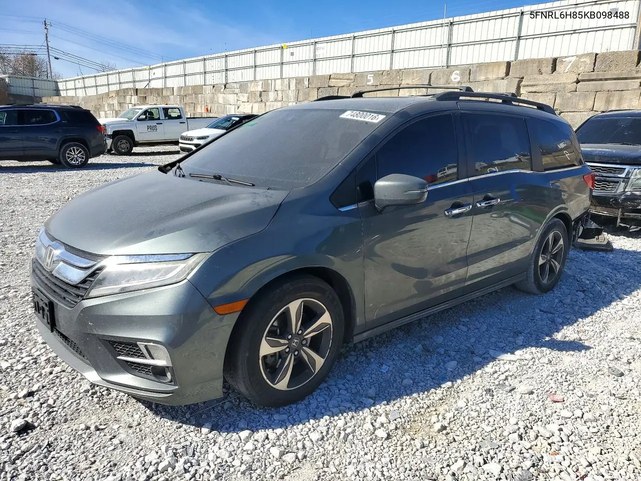 HONDA ODYSSEY 2019, VIN 5FNRL6H85KB098488