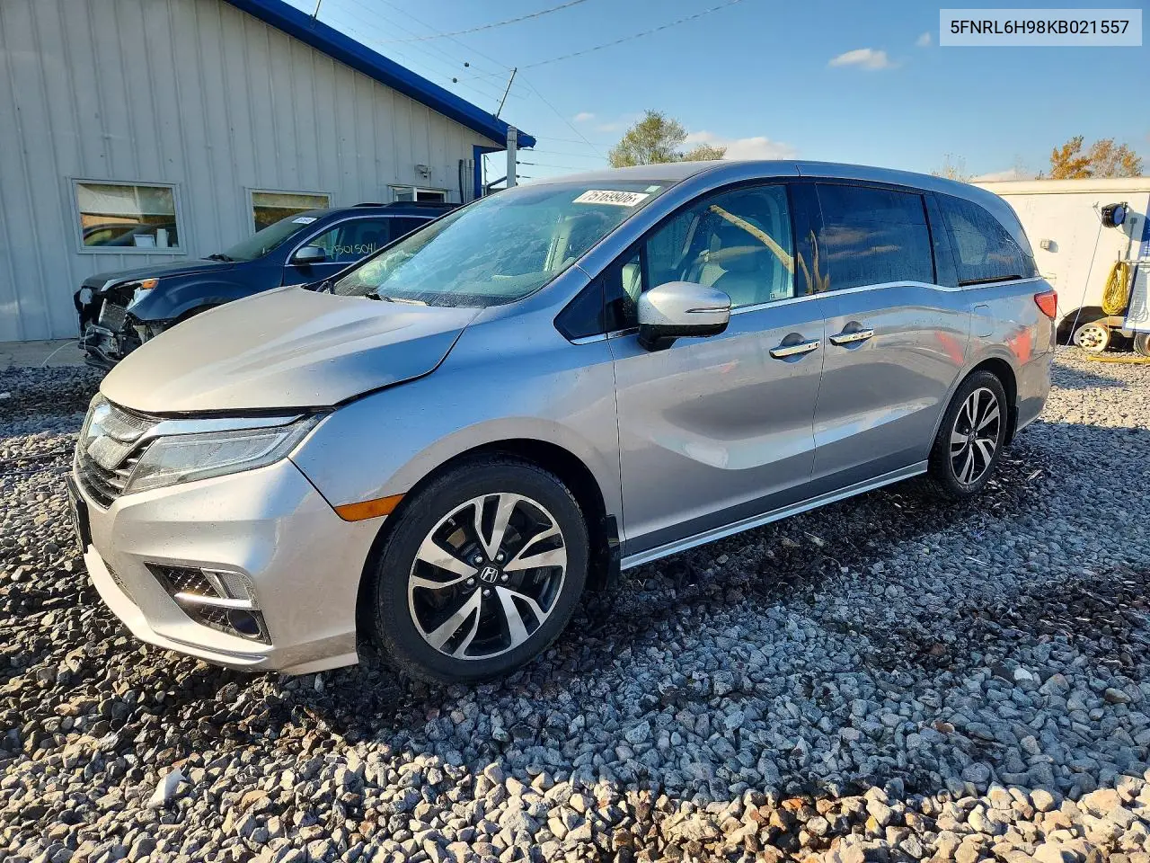 HONDA ODYSSEY 2019, VIN 5FNRL6H98KB021557